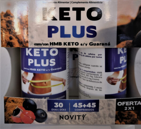 KETO PLUS 45+45 comprimidos