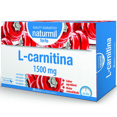 L-CARNITINA FORTE 1500MG 20 X 15ML AMPOLAS